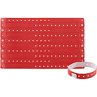 Advantus Colored Vinyl Wristbands Adjustable - 0