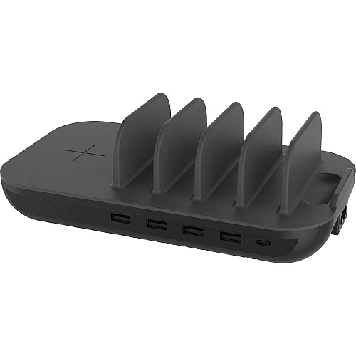 Kantek Wireless Charging Pad Charging Station Input connectors: USB - 1 Each (DC1300B)
