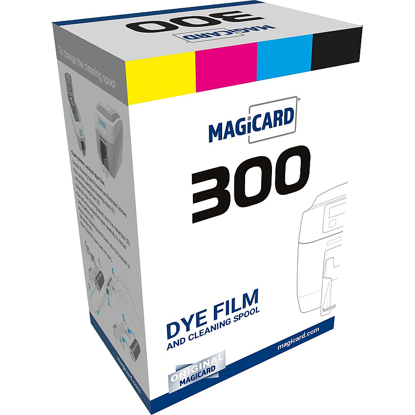 SICURIX Thermal Transfer, Dye Sublimation Ribbon - YMCKO - 1 Each 300 Prints (MC300YMCKO2)