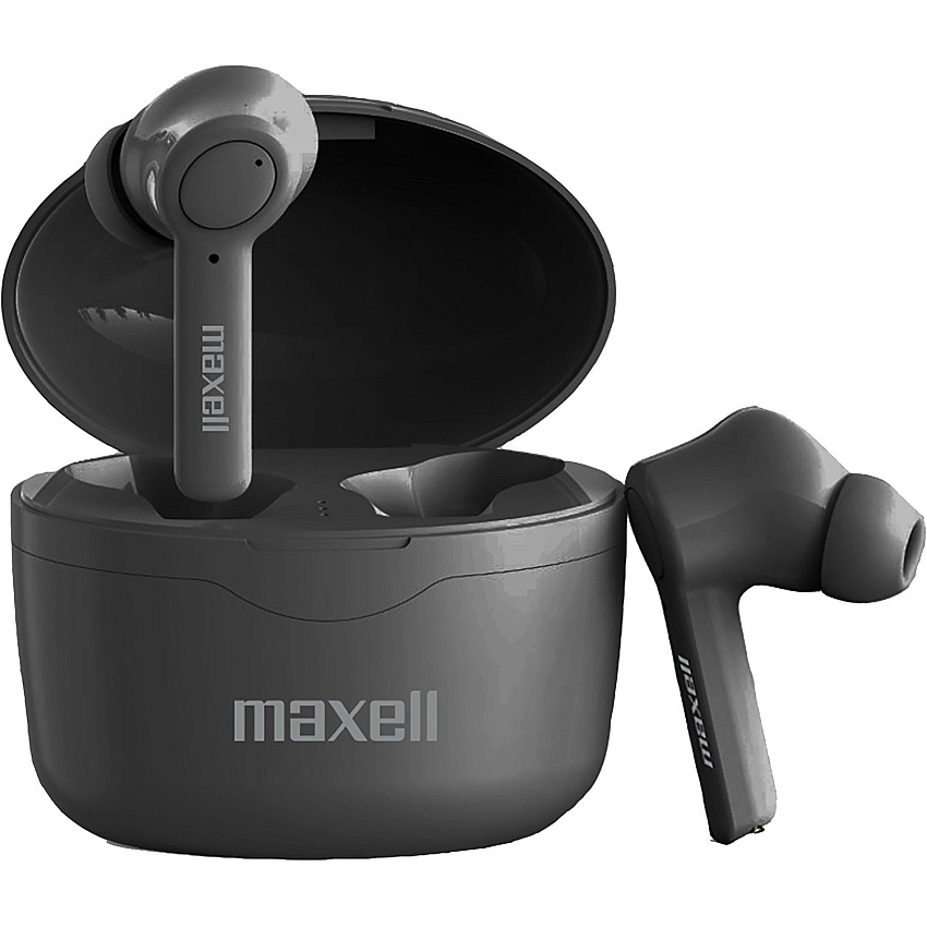 Maxell Sync Up True Wireless Bluetooth Earbuds Stereo - True Wireless - Bluetooth - 16 Ohm - 20 Hz to 20 kHz - Earbud - Binaural - In-ear - Black (199899)