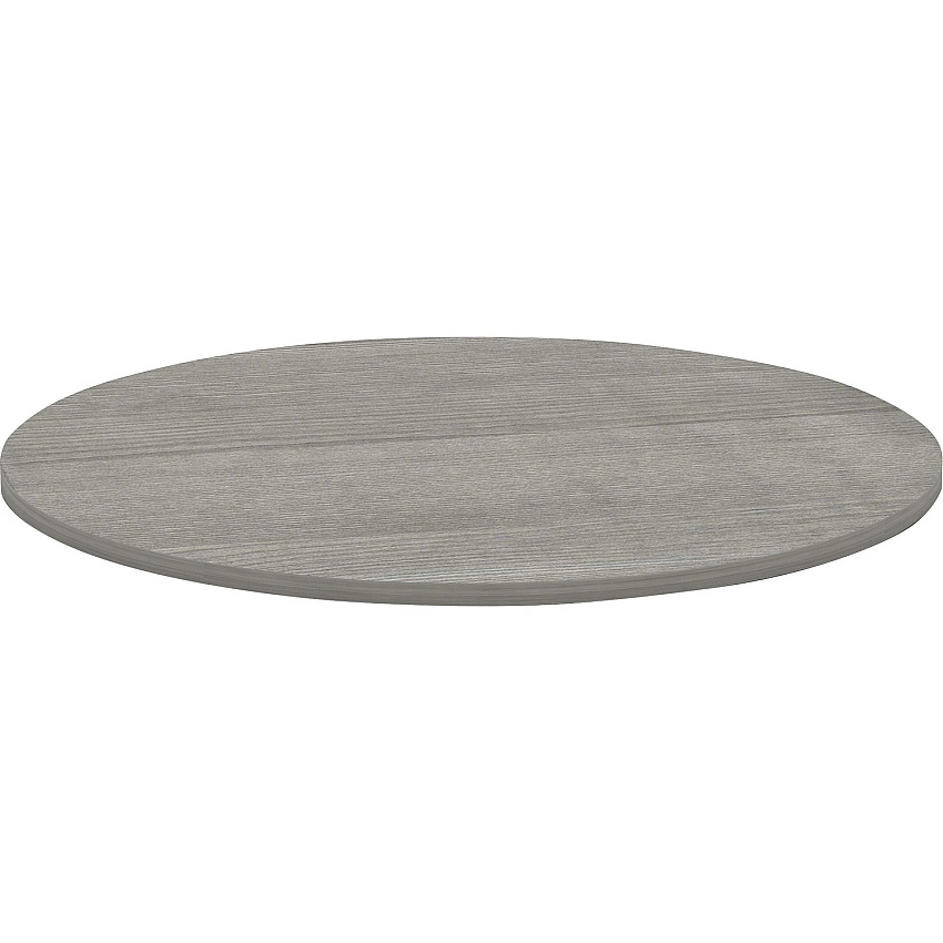 Lorell Essentials Conference Tabletop Weathered Charcoal Laminate Round Top - Contemporary Style - 1" Table Top Thickness x 48" Table Top Diameter - Assembly Required - 1 Each (LLR69588)