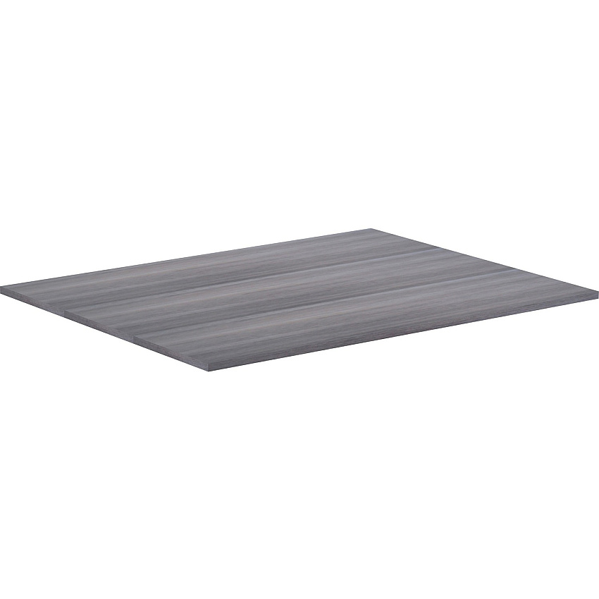 Lorell Revelance Conference Rectangular Tabletop 1" Height x 59.9" Width x 47.3" Depth x 1" Thickness - Material: Laminate - Finish: Weathered Charcoal (LLR16256)