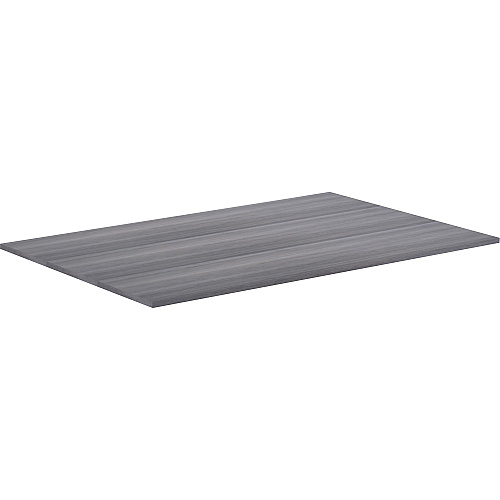 Lorell Revelance Conference Rectangular Tabletop 1" Height x 71.6" Width x 47.3" Depth x 1" Thickness - Material: Laminate - Finish: Weathered Charcoal (LLR16258)