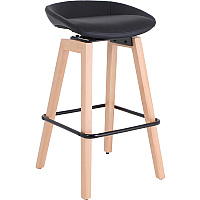 Lorell Modern Low-Back Stool Low Back - Black - 1 Each (LLR68563)