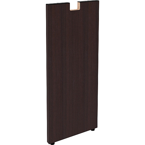 Lorell Essentials Series Credenza Half Leg 28.5" Height x 12" Width x 1" Depth - Finish: Espresso Laminate (LLR18266)