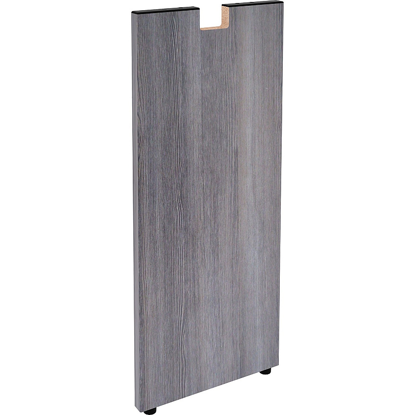 Lorell Essentials Series Credenza Half Leg 28.5" Height x 12" Width x 1" Depth - Finish: Weathered Charcoal Laminate (LLR69597)