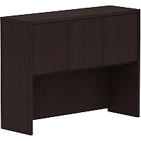 Lorell Essentials Series Stack-on Hutch with Doors 36