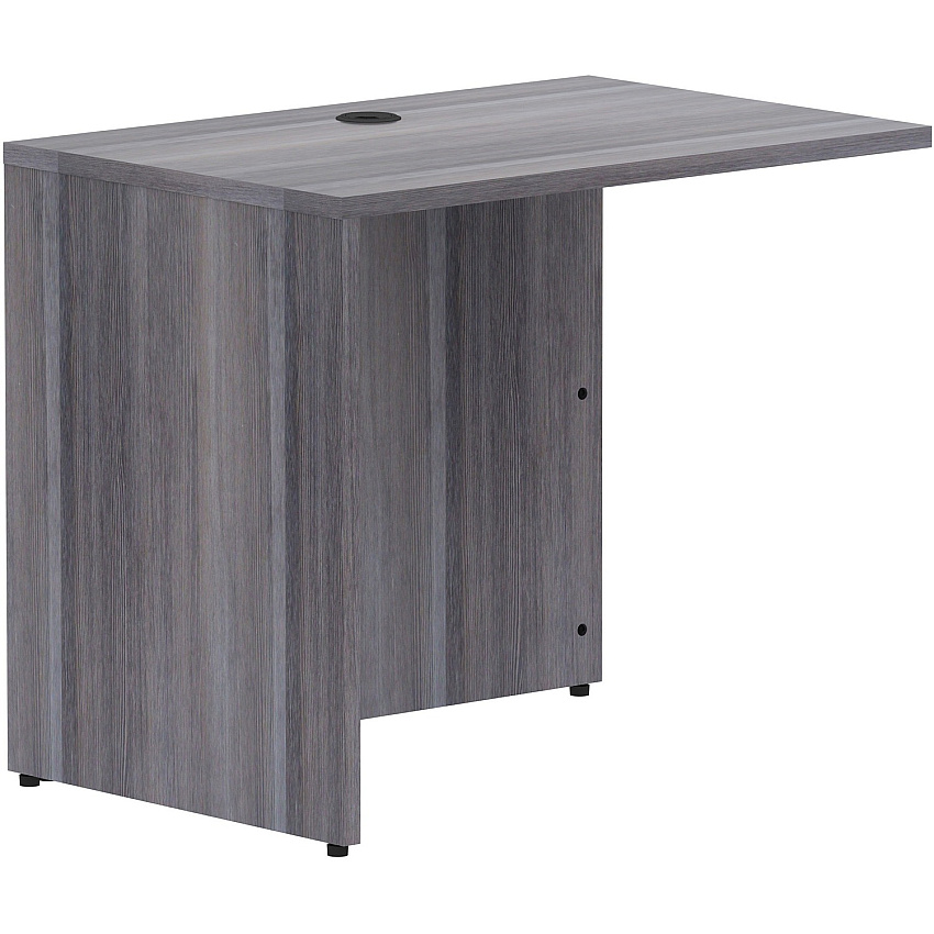 Lorell Essentials Series Return Shell 29.5" Height x 35" Width x 24" Depth Return Shell, x 1" Thickness Top - Finish: Weathered Charcoal Laminate (LLR69594)