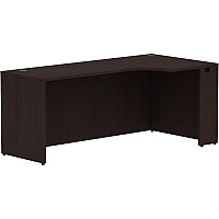 Lorell Essentials Series Right Corner Credenza 29.5" Height x 36" Width x 24" Depth x 72" Length Credenza, x 1" Thickness Top - Finish: Espresso Laminate (LLR18268)