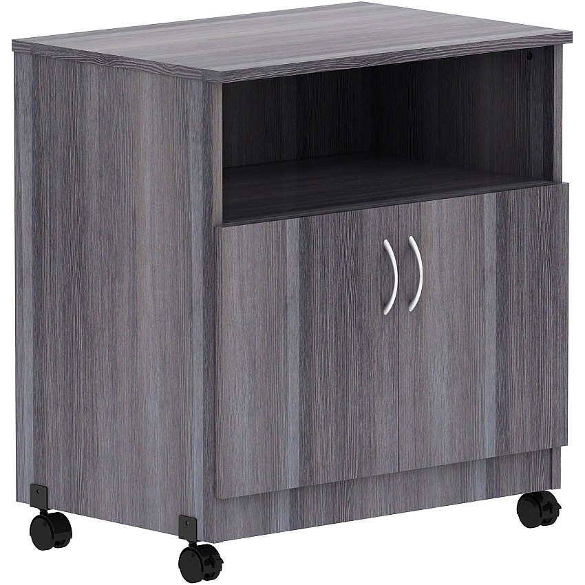 Lorell Mobile Machine Stand with Shelf 30.50" Height x 28" Width x 19.75" Depth - Countertop - Weathered Charcoal (LLR69627)