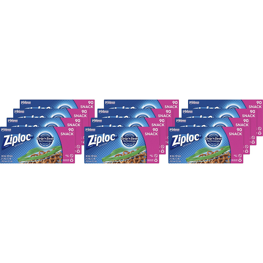 Ziploc&reg; Snack Size Storage Bags (315892CT)
