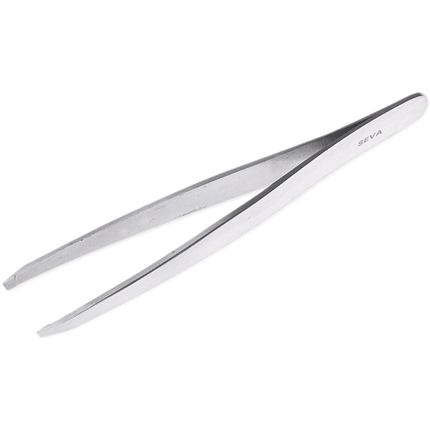 Medline Nonsterile Tweezers For Eyebrow - Durable, Latex-free - Stainless Steel - Stainless Steel (MDS10700)