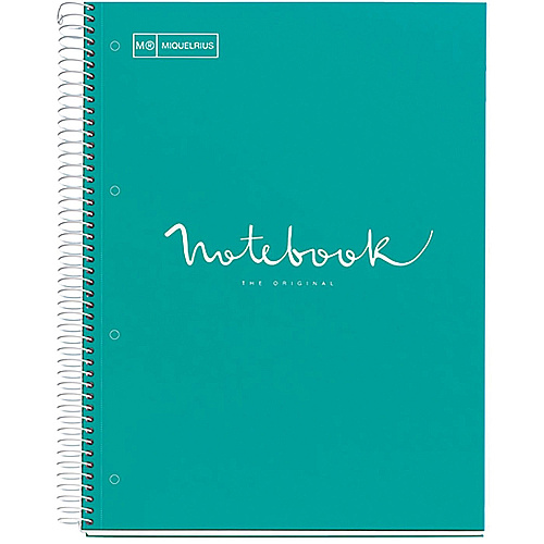 Roaring Spring Fashion Tint 1-subject Notebook 1 Subject(s) - Wire Bound - 3 Hole(s) - 24 lb Basis Weight - 0.30" Height x 8.5" Width x 11" Length - Cardboard, Plastic Cover - Perforated, Hole-punched, Sturdy, Bleed-free, Printed, Durable, Smooth  (49274)