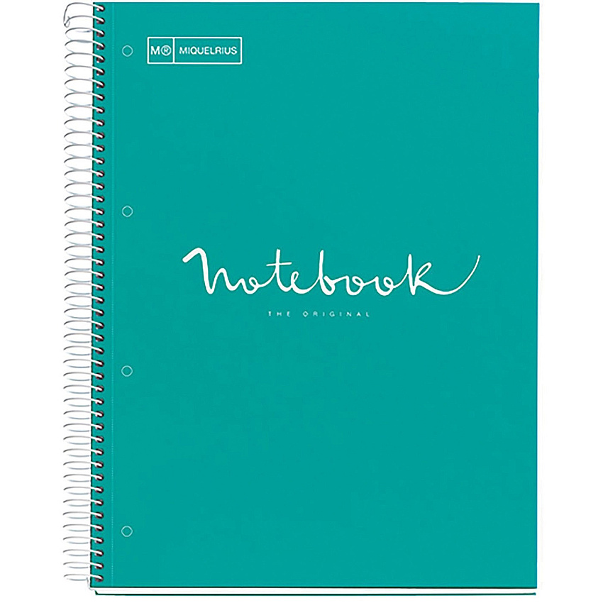 Roaring Spring Fashion Tint 1-subject Notebook 1 Subject(s) - Wire Bound - 3 Hole(s) - 24 lb Basis Weight - 0.30" Height x 8.5" Width x 11" Length - Cardboard, Plastic Cover - Perforated, Hole-punched, Sturdy, Bleed-free, Printed, Durable, Smooth  (49274)