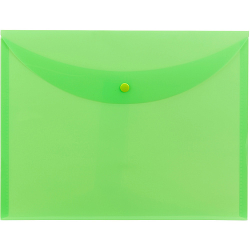 Smead Letter File Wallet 8 1/2" x 11" - Green - 10 / Box (89683)