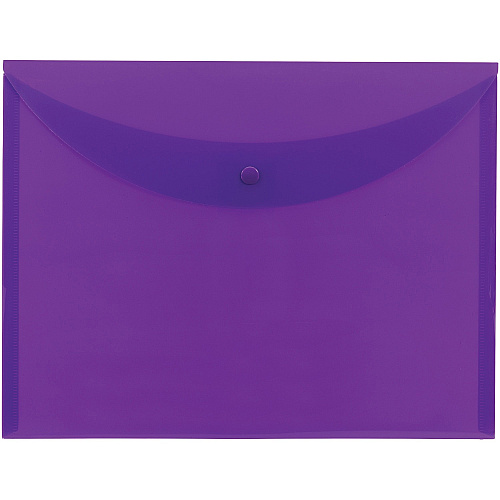 Smead Letter File Wallet 8 1/2" x 11" - Purple - 10 / Box (89684)