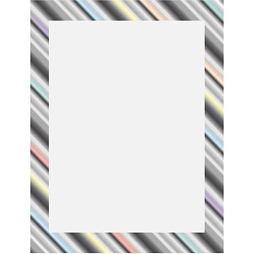 FranklinCovey Geographics Rainbow Dazzle Design Poster Board Fun and Learning, Project, Sign, Display, Art - 28" Height x 22" Width - White - 25 / Carton (24758)