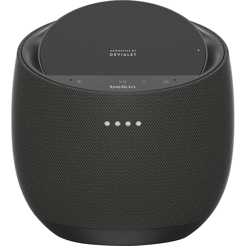 Belkin SOUNDFORM ELITE Bluetooth Smart Speaker - 150 W RMS - Google Assistant, Alexa Supported - Black 40 Hz to 20 kHz - Wireless LAN - 1 Pack (G1S0001TTBK2)