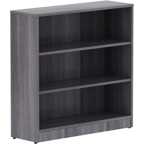 Lorell Weathered Charcoal Laminate Bookcase (69626)