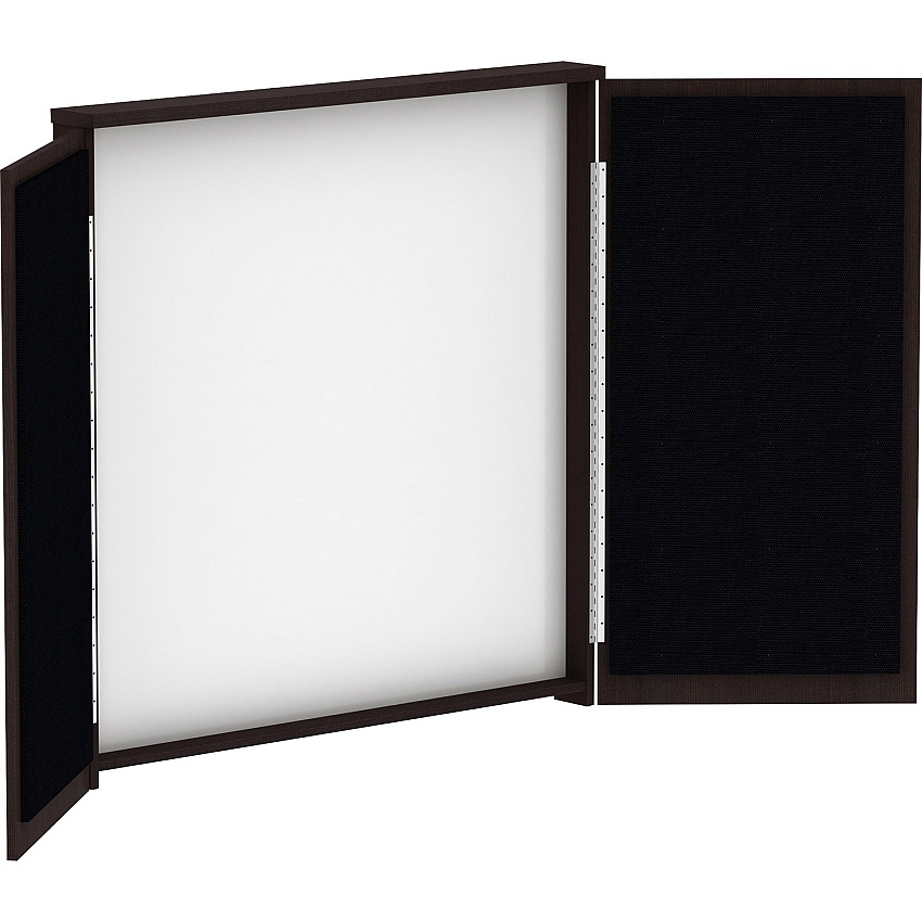 Lorell Dry-erase Whiteboard Presentation Cabinet Hinged Door, Dry Erase Surface - 47.3" Height x 47.3" Width x 4.8" Depth - 1 Each (LLR18275)