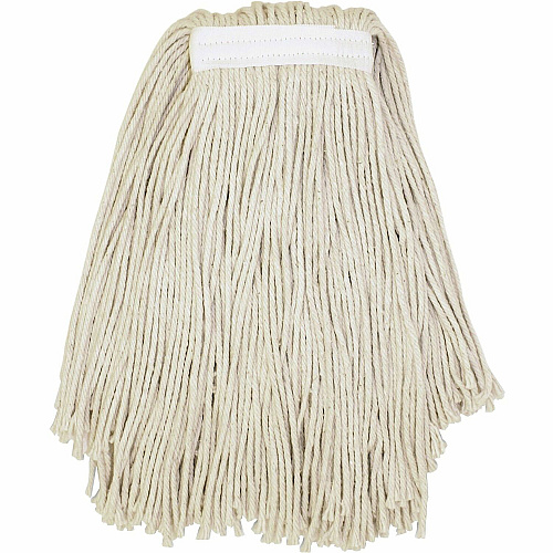 Genuine Joe Clamp-style Cotton Mophead Cotton - Natural - 1 Each (GJON16COT)