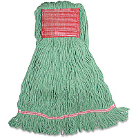 Genuine Joe Synthetic Blend Large Mophead Large - Rayon, Cotton, Rayon, Fiber - 1 Each (GJOLGR5B)
