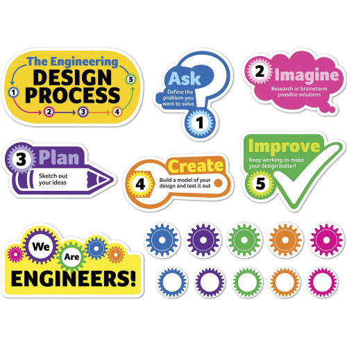 Scholastic S.T.Resources We Are Engineers Bulletin Board Set (1338236231)