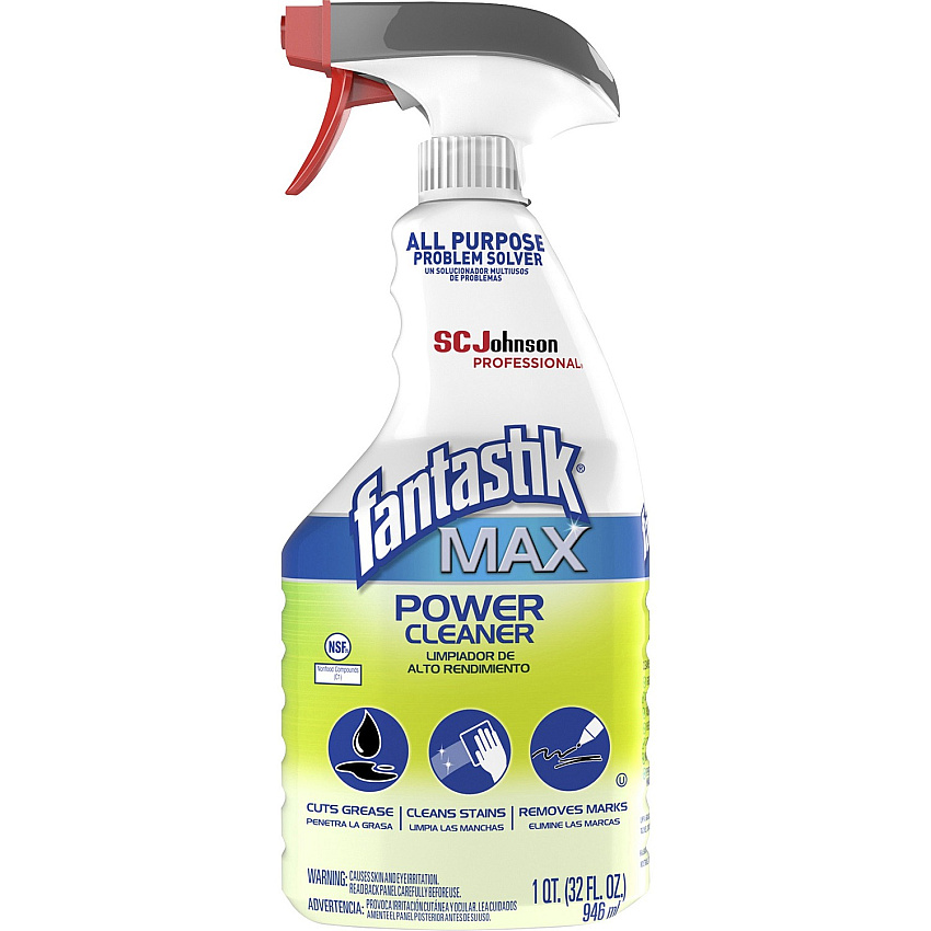 fantastik&reg; Max Power Cleaner 32 fl oz (1 quart) - Clear - 1 Each (323563)