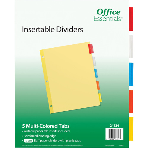 Avery Tab Inserts Buff Dividers (24834)