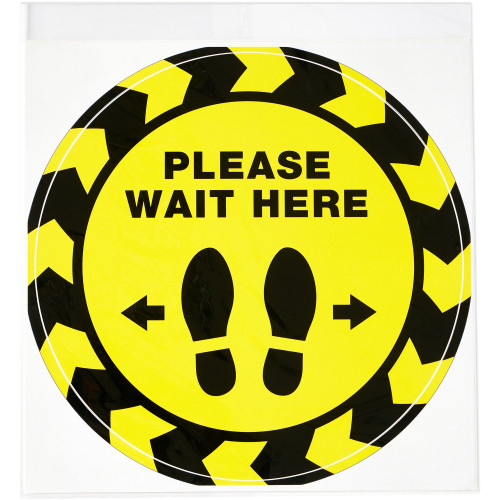 Avery® PLEASE WAIT HERE Distancing Floor Decals (83020)