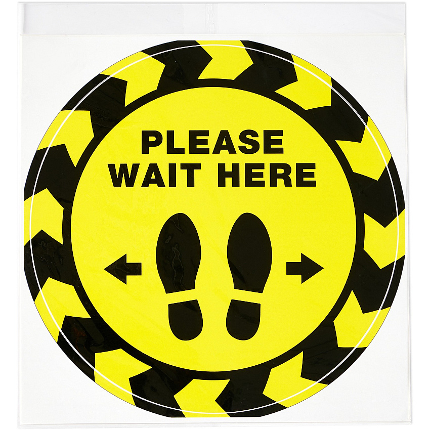 Avery&reg; PLEASE WAIT HERE Distancing Floor Decals (83020)
