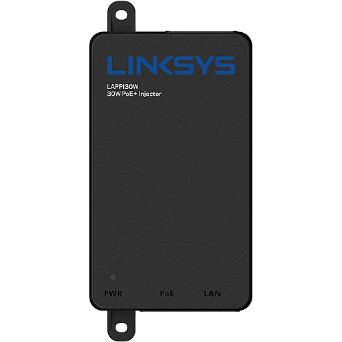 Linksys High Power Gigabit PoE+ Injector 2 x Network (RJ-45) - 328.08 ft Extended Range - Plastic (LAPPI30W)