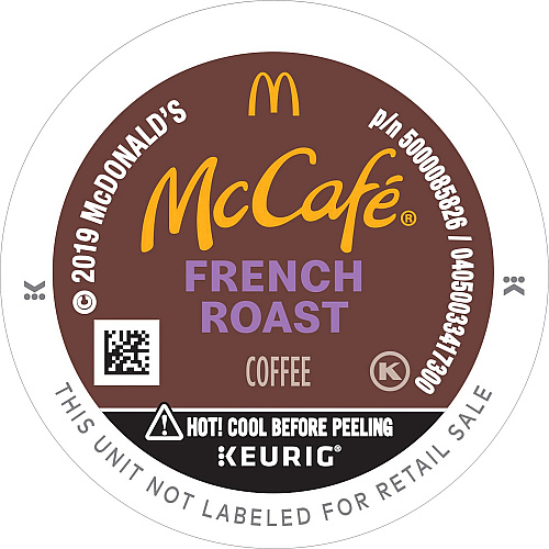 McCafe McCaf&eacute;&reg; K-Cup French Roast Coffee Compatible with Keurig Brewer - Dark/Bold - K-Cup - 24 / Box (8042)