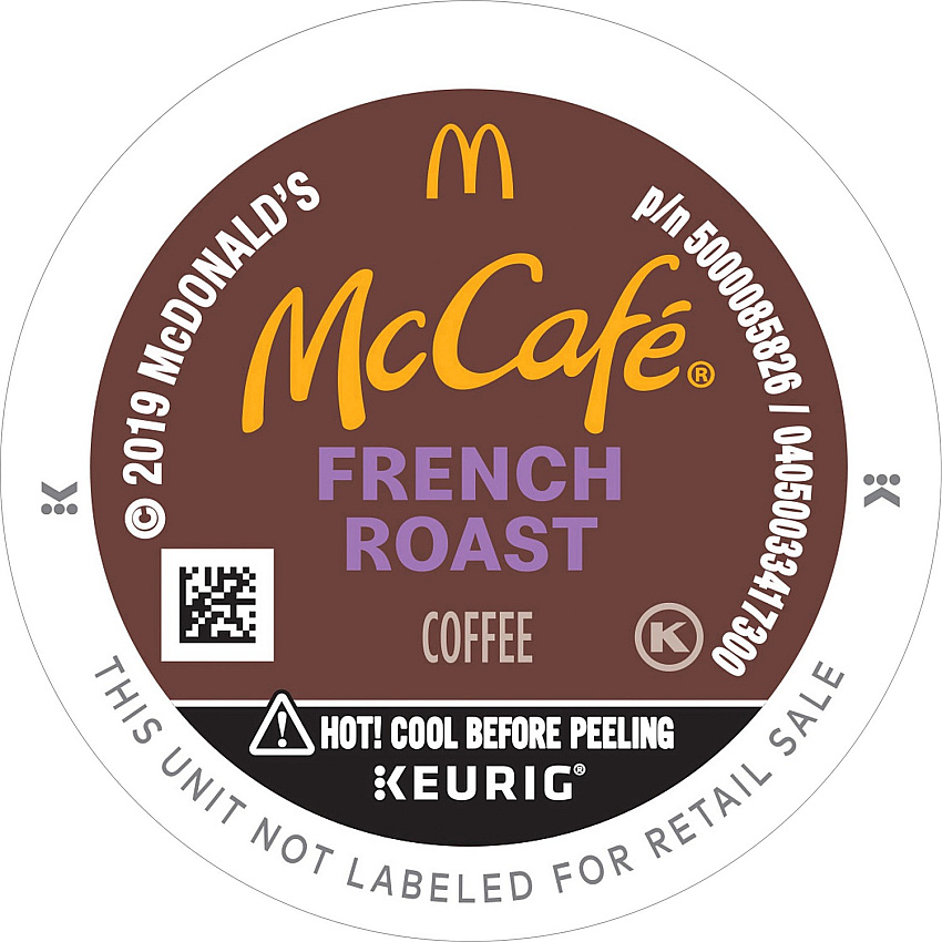 McCafe McCaf&eacute;&reg; K-Cup French Roast Coffee Compatible with Keurig Brewer - Dark/Bold - K-Cup - 24 / Box (8042)