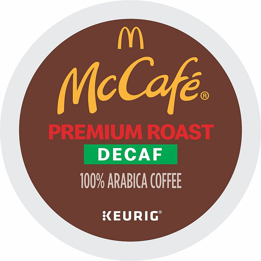 McCafe McCaf&eacute;&reg; K-Cup Decaf Premium Roast Coffee Compatible with Keurig Brewer - Medium - K-Cup - Premium Roast - Decaffeinated - 24 / Box (8044)