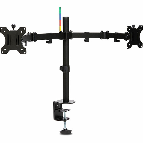 Kensington SmartFit Mounting Arm for Monitor Height Adjustable - 2 Display(s) Supported - 32" Screen Support - 35.27 lb Load Capacity - 75 x 75, 100 x 100 - VESA Mount Compatible - Steel, Aluminum - 1 Each (55409)
