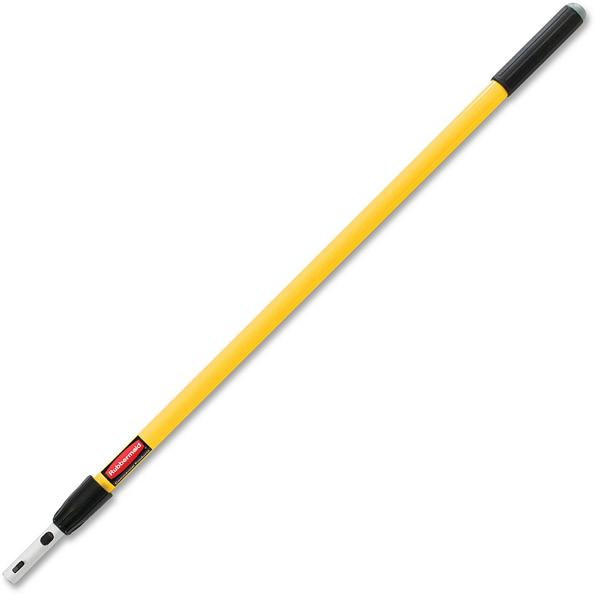 Rubbermaid Commercial Hygen Quick Connect Handle 72" Length - Yellow - Aluminum - 1 Each (Q75500YL00)
