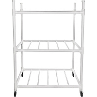 Champion Sports Carry-All Cart 4 Casters - ABS Plastic - 44" Length x 288" Width x 61" Height - White - 1 Each (CACART)