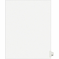 Avery&reg; Side Tab Individual Legal Dividers 500 x Divider(s) - 500 Side Tab(s) - 100 - 1 Tab(s)/Set - 8.5" Divider Width x 11" Divider Length - Letter - 8.50" Width x 11" Length - White Paper Divider - 25/Pack - 20 / Carton (82341)