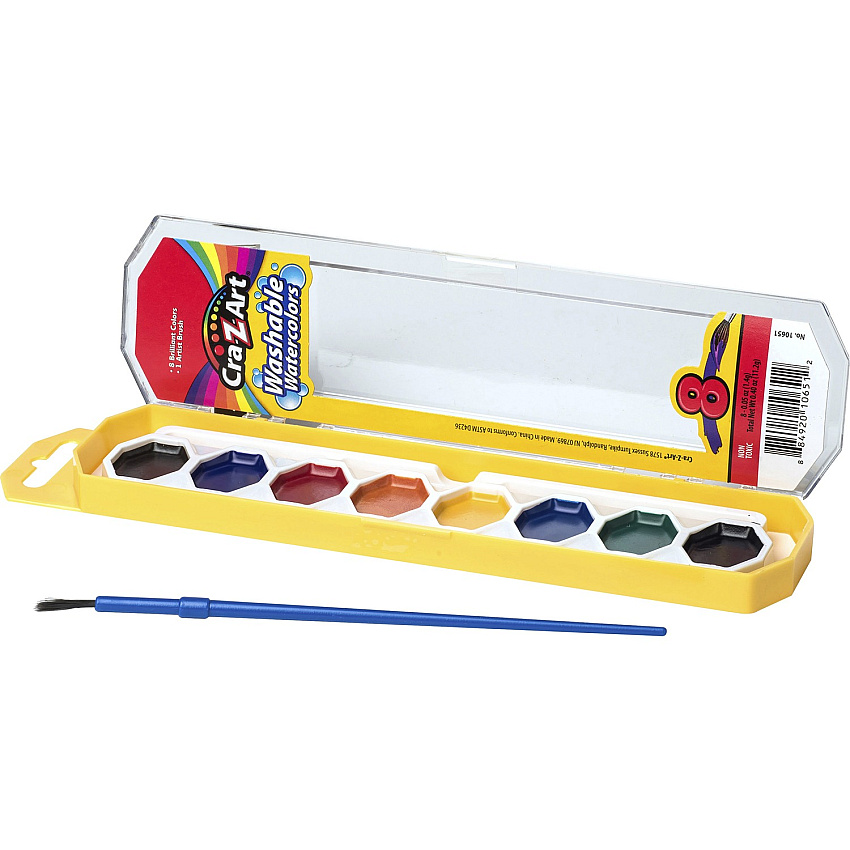 Cra-Z-Art Washable Watercolors Set 1 Each - Multicolor (1065172)