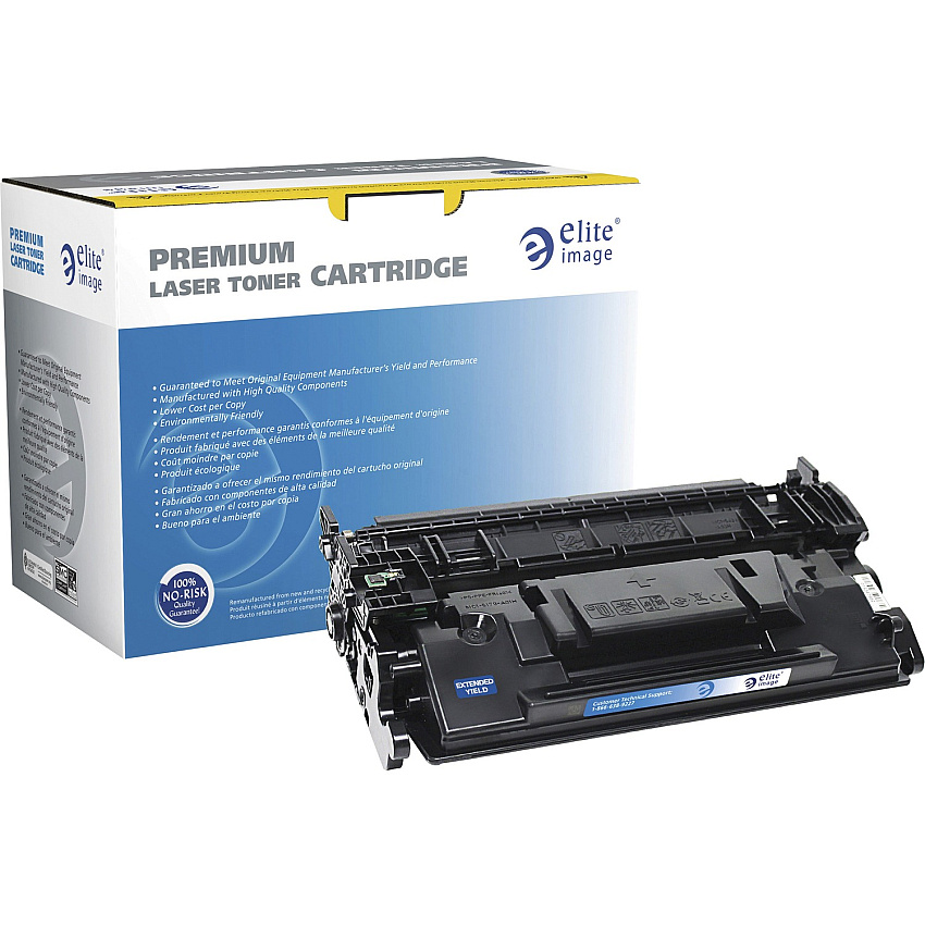 Elite Image Remanufactured Laser Toner Cartridge - Alternative for HP 26X - Black - 1 Each 12000 Pages (03432)