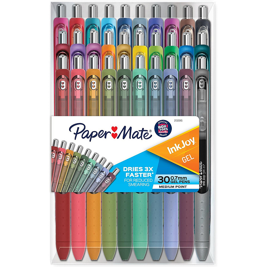 Paper Mate InkJoy Gel Pens Multi Ink - Gel-based - 30 / Pack (2132015)