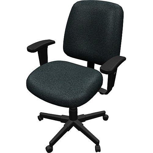 Eurotech 4x4 Task Chair Beige Seat Color - Beige Back Color - Black Frame Color - 5-star Base - Perfection Beige - Armrest - 1 Each (4980262)