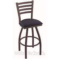 Holland Bar Stools Bar Stool Jackie Swivel Stool Black Seat Color - High Density Foam (HDF), Hardwood, Vinyl, Fabric Seat Material - Pewter Frame Color - Powder Coated Steel, Polyester Frame Material - Four-legged Base - 1 Each (41030PWBLK)