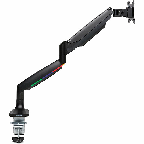 Kensington SmartFit Mounting Arm for Monitor, Curved Screen Display, Flat Panel Display - Black - Landscape/Portrait Height Adjustable - 1 Display(s) Supported - 13" to 34" Screen Support - 19.84 lb Load Capacity - 75 x 75, 100 x 100 - VESA Mount  (59600)