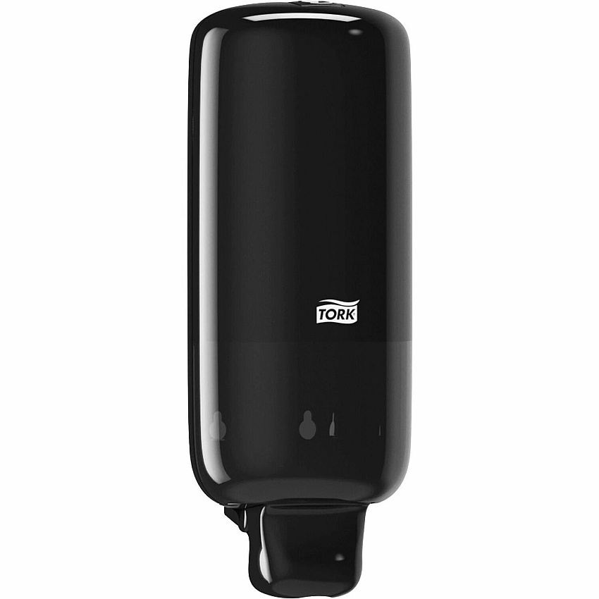 Tork Skincare Dispenser Black S4 Manual - Hygienic - Black - 1 Each (571508)