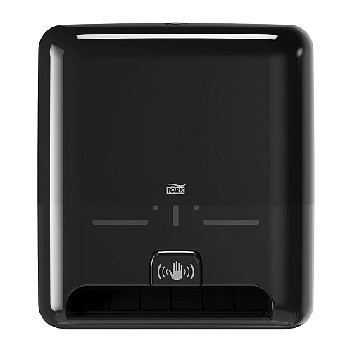 Tork&reg; Matic Hand Towel Roll Dispenser with Intuition Sensor™, Black (5 Touchless, Roll Dispenser - 14.5" Height x 13" Width x 8" Depth - Plastic - Black - Hygienic, Adjustable, Refill Indicator - 1 / Carton 511282)