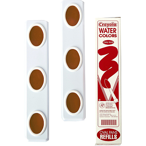 Crayola Watercolor Paint Refill Brown - Washable - 1 Each (531205007)