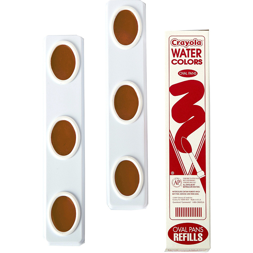 Crayola Watercolor Paint Refill Brown - Washable - 1 Each (531205007)