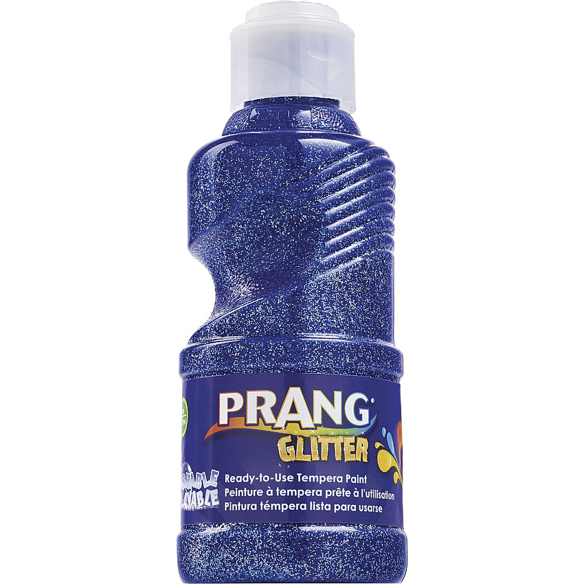 Prang Ready-to-Use Glitter Paint Glitter Blue - 8 fl oz - Washable - 1 Each (X11775)